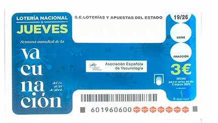 Décimo 25385 del sorteo 19-05/03/2026 Jueves