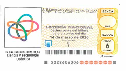 Décimo 84645 del sorteo 22-14/03/2026 Sábado
