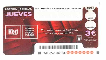 Décimo 14520 del sorteo 25-26/03/2026 Jueves