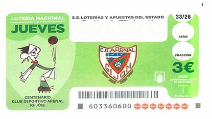 Décimo 68475 del sorteo 33-23/04/2026 Jueves