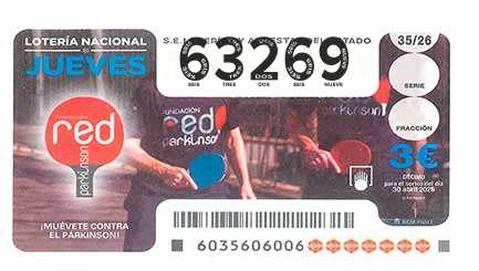 Décimo 63269 del sorteo 35-30/04/2026 Jueves