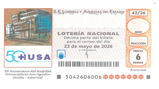 Décimo 28391 del sorteo 42-23/05/2026 Sábado