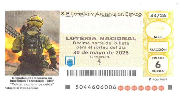 Décimo 42906 del sorteo 44-30/05/2026 Sábado