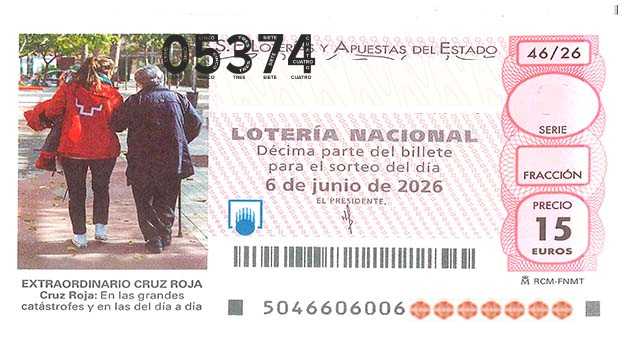 Décimo 05374 del sorteo 46-06/06/2026 Sábado