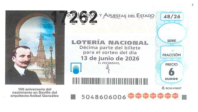 Décimo 17262 del sorteo 48-13/06/2026 Sábado