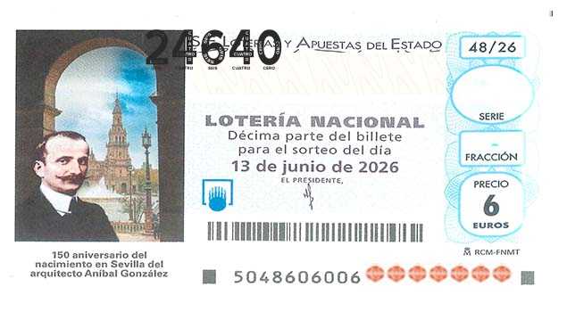 Décimo 24640 del sorteo 48-13/06/2026 Sábado