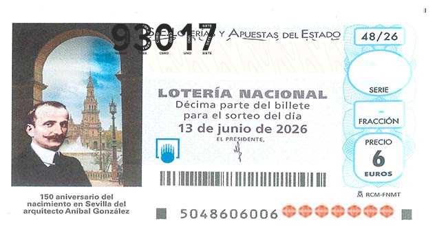 Décimo 93017 del sorteo 48-13/06/2026 Sábado