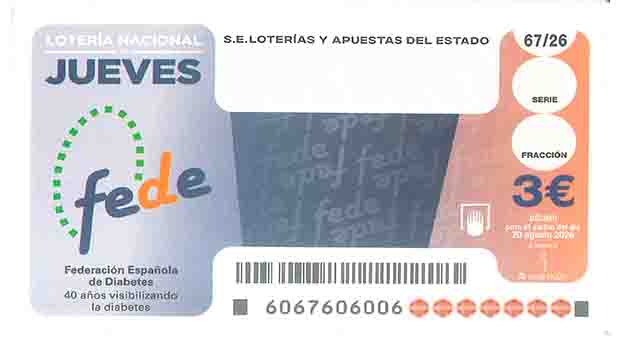 Décimo 09137 del sorteo 67-20/08/2026 Jueves