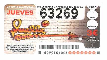 Décimo 63269 del sorteo 99-11/12/2025 Jueves