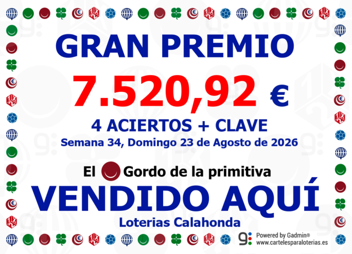    Imagen 9 para promocionar la tienda Loterias Calahonda