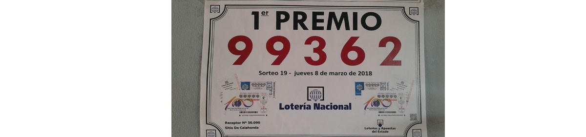    Imagen 3 para promocionar la tienda Loterias Calahonda