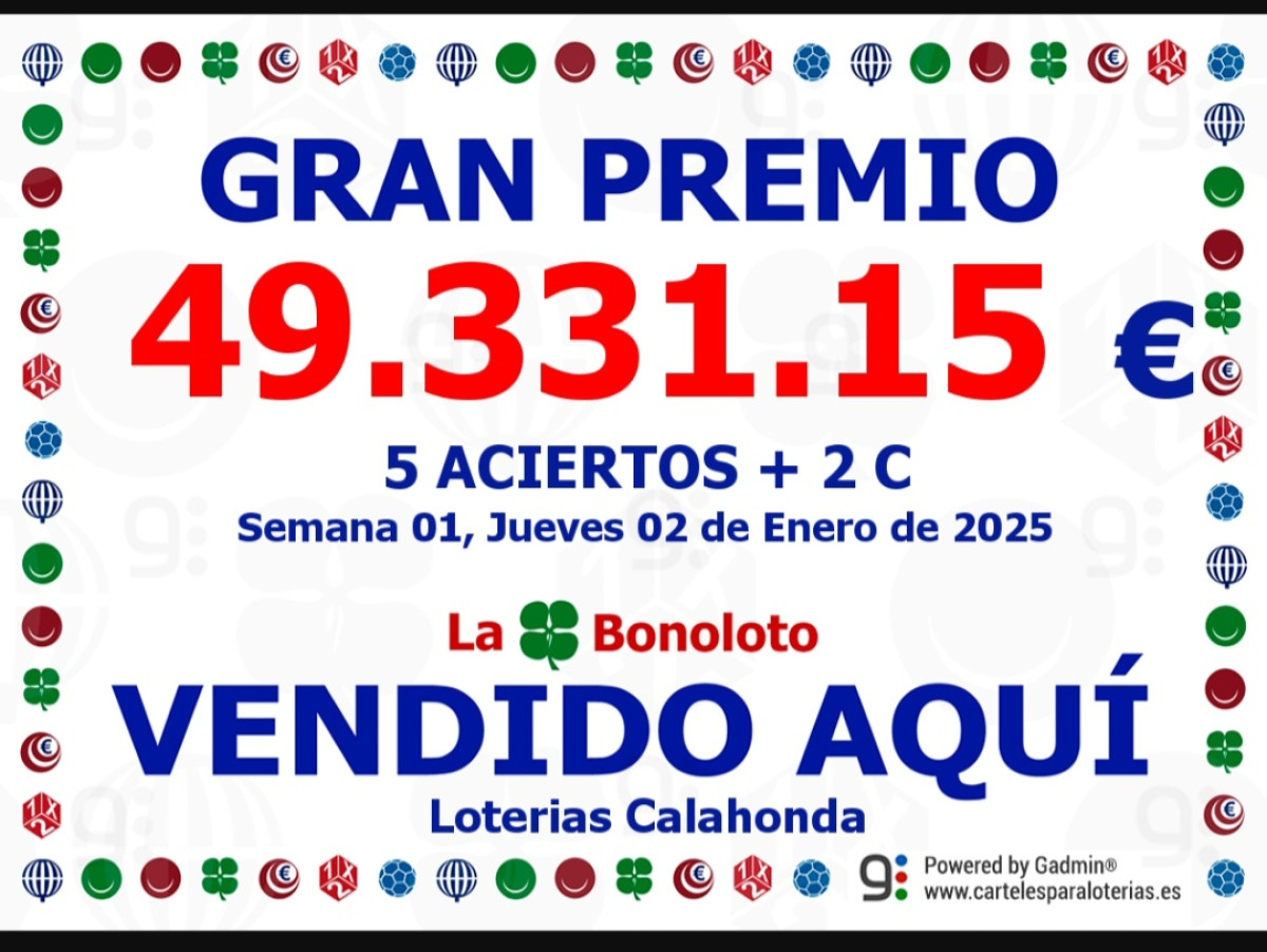  Ir a https://Enhorabuena al afortunad@!!!,   Imagen 7 para promocionar la tienda Loterias Calahonda