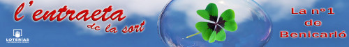 Ir a página principal. Loterías L'entraeta de la sort