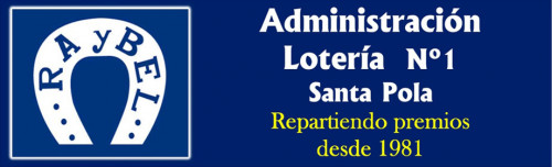 Ir a página principal. Lotería RAYBEL - Santa Pola