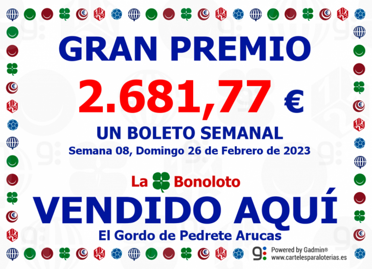    Imagen 2 para promocionar la tienda El Gordo de Pedrete