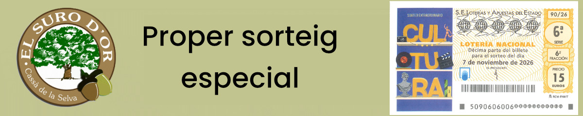    Imagen 1 para promocionar la tienda Lotería Suro d´Or